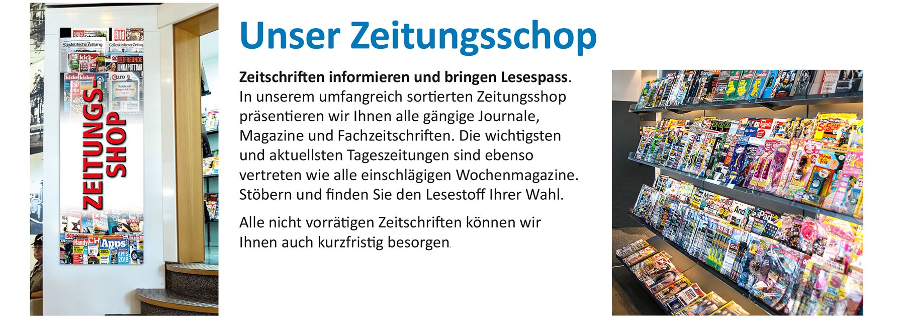 Zeitungsshop Aral Nock